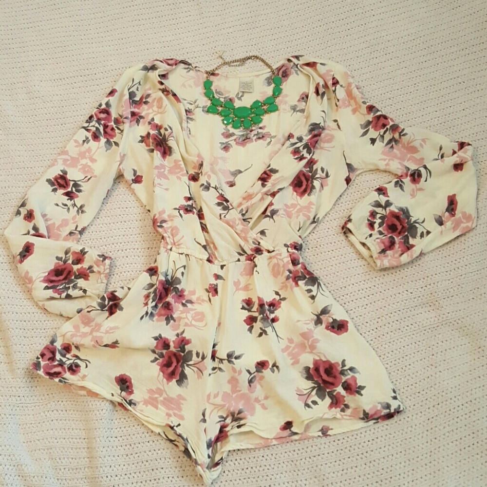 Spring short romper